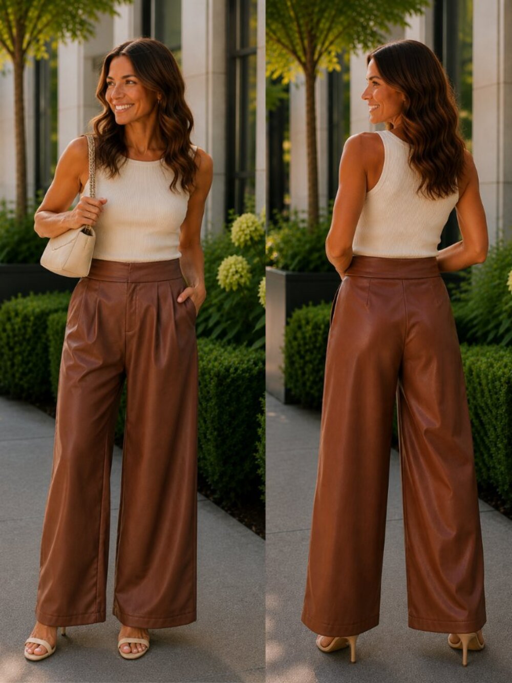 Imani Faux Leather Pants